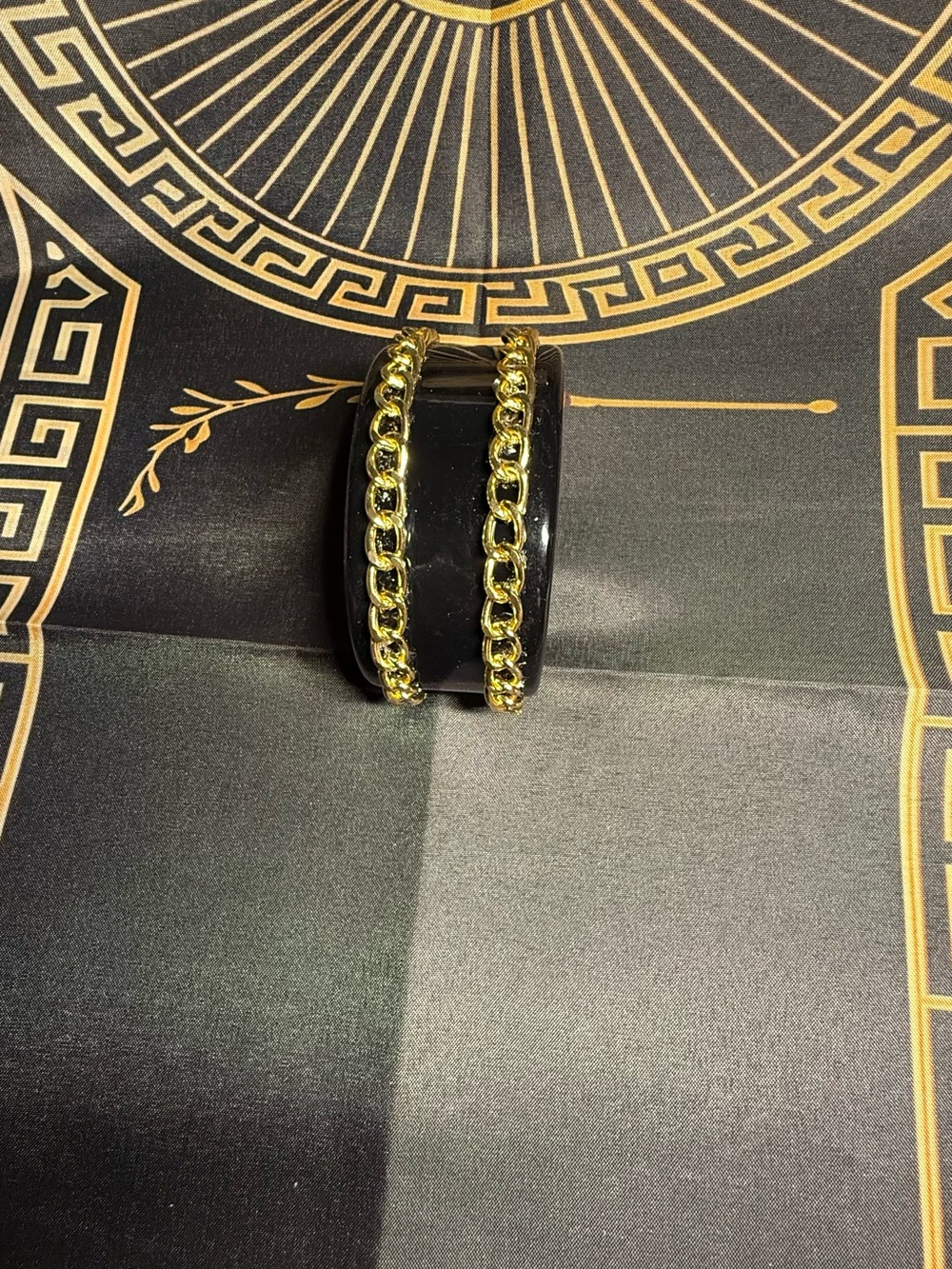 Gold Chain Link Bracelet - Shiny Gold Tone